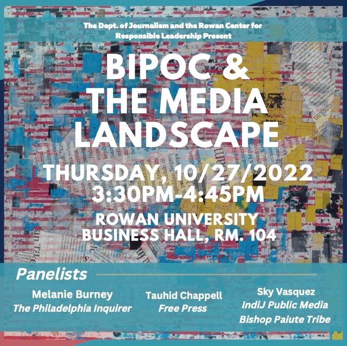 BIPOC & The Media Landscape Flyer
