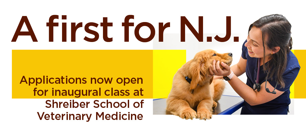 Applications now open for inaugural class at Shreiber School of Veterinary Medicine 